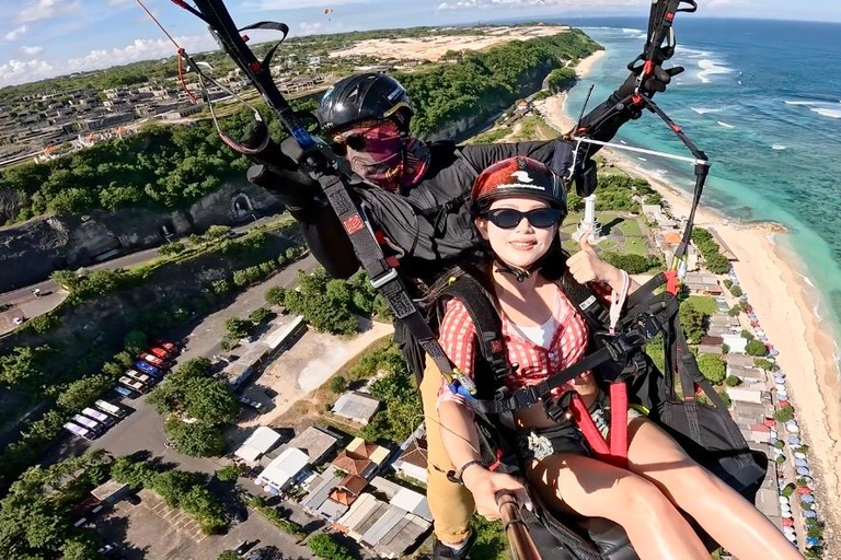 Bali Paragliding Experience at Pandawa Beach With Instructor Paragliding Hotel Transfer Without Ticket