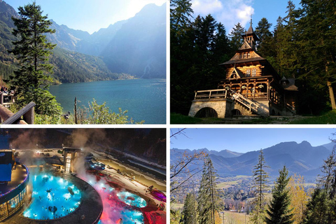 Da Cracovia: Tour del lago Morskie Oko, Zakopane e delle terme