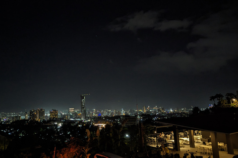 Panoramautsikt över Cebu och middag med nattutsikt