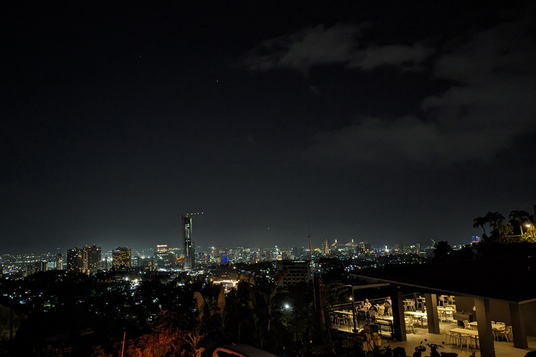 Panoramautsikt över Cebu och middag med nattutsikt