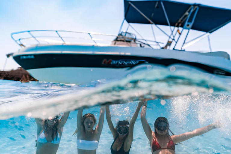 Excursión exclusiva en lancha motora desde el puerto de Ciutadella.Excursión exclusiva en lancha motora desde el puerto de Ciutadella