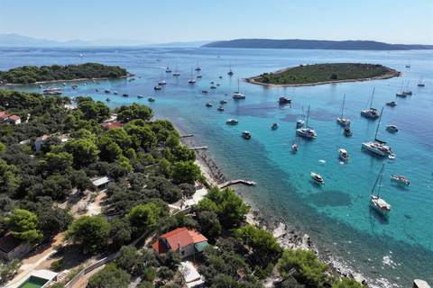 Excursion sur trois îles avec boissons à Krknjaši Blue LagoonLagon bleu divisé