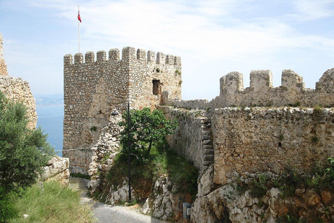 Side: Alanya City Tour with Boat, Cable Car and Lunch at the Castle Side & Alanya: Cable car ticket, Boat Ride, Lunch & Bazaar tour
