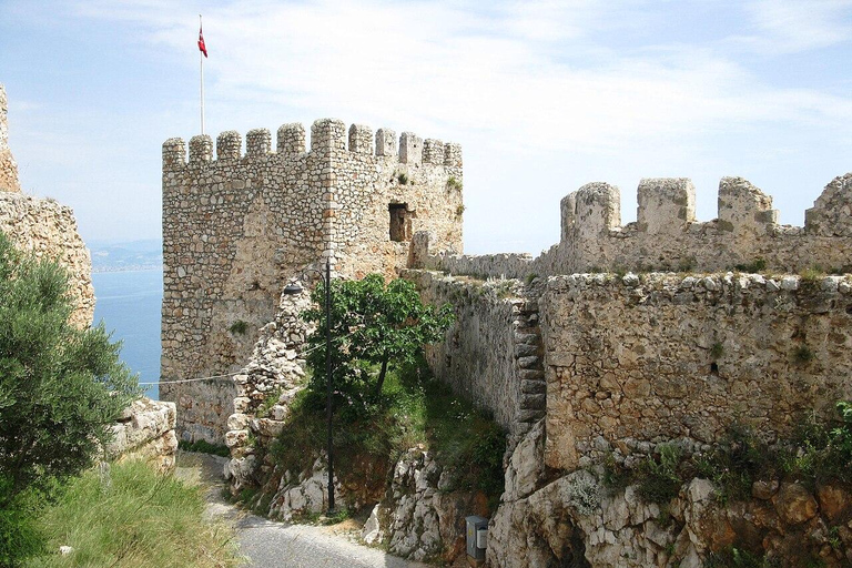 Side: Alanya City Tour with Boat, Cable Car and Lunch at the Castle Side & Alanya: Cable car ticket, Boat Ride, Lunch & Bazaar tour