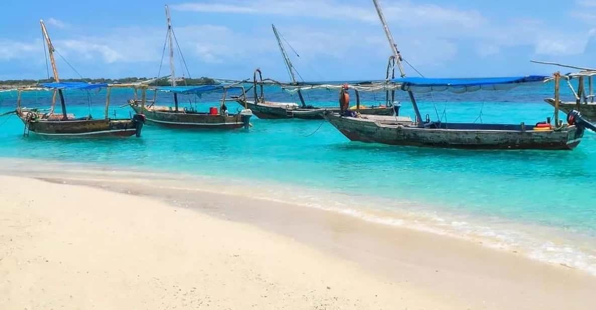 Safari blue Zanzibar by sailing dhow trip | GetYourGuide