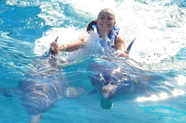 Nuevo Vallarta: Dolphin Royal Swim at Aquaventuras Park
