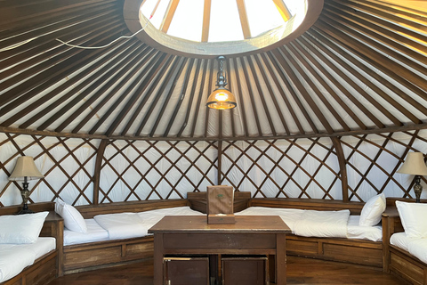 Terelj: Premium Mongolian Ger (Yurt) Overnight Experience Chinggis Khaan Statue + Ger