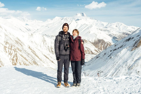 Tbilisi: Gudauri & Kazbegi Winter Action – Pickup & Views