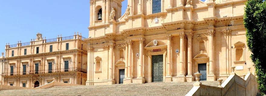 Visite privée de Siracusa et Noto au départ de Catane