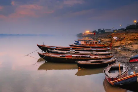 Sunrise at Varanasi Ganga Ghat with Arti & Masala Tea