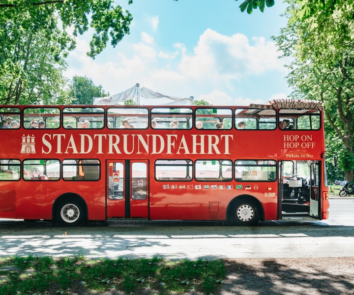 Hamburg: Sightseeing-Tour im Hop-On/Hop-Off-Bus der Linie A