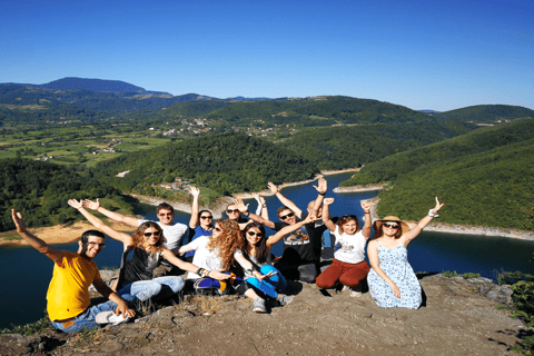 Depuis Belgrade : Valjevo, lac Rovni, rivière Gradac et Celije