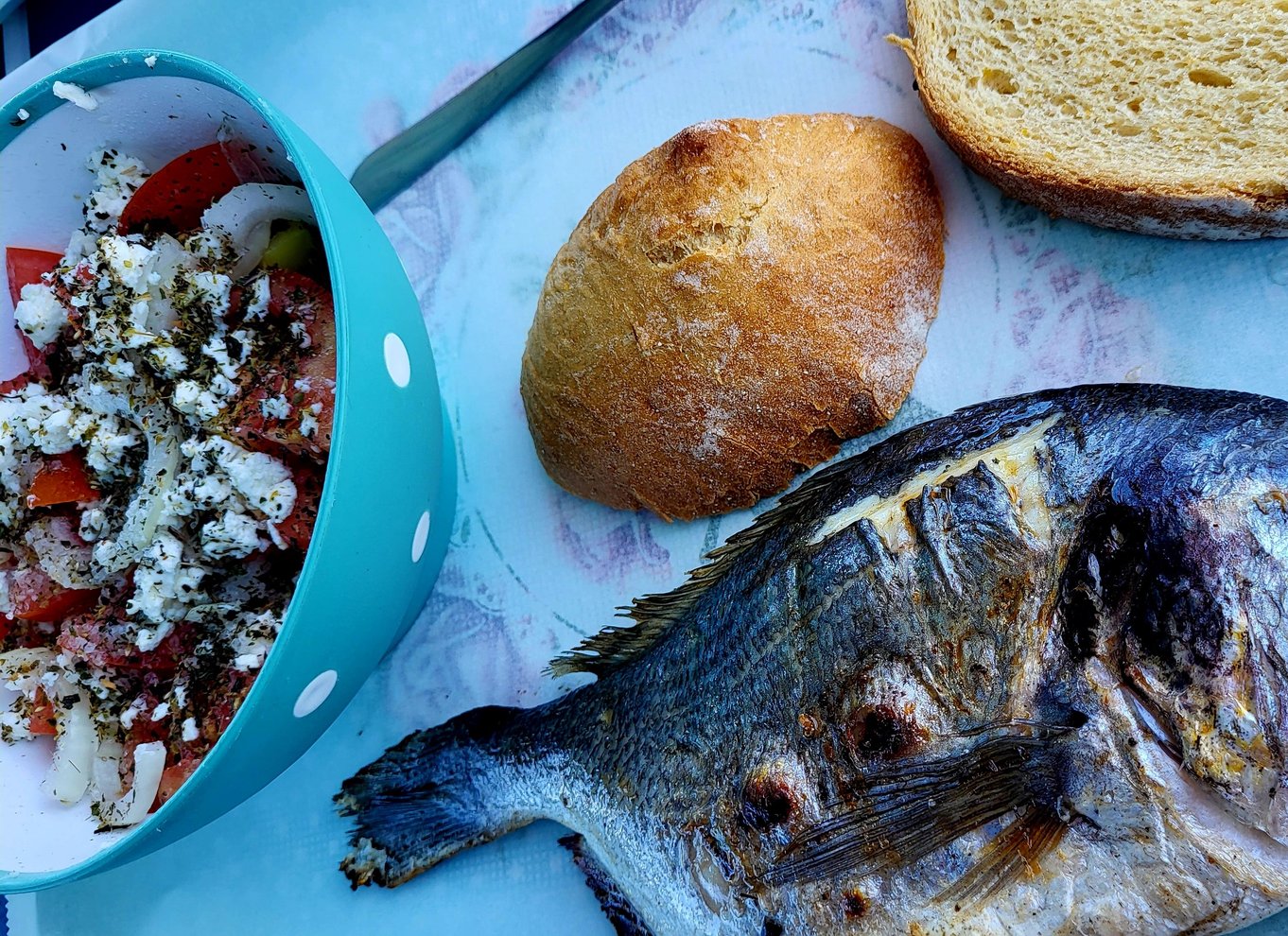 Rhodos: Fisketur, snorkling, grill og professionel guide