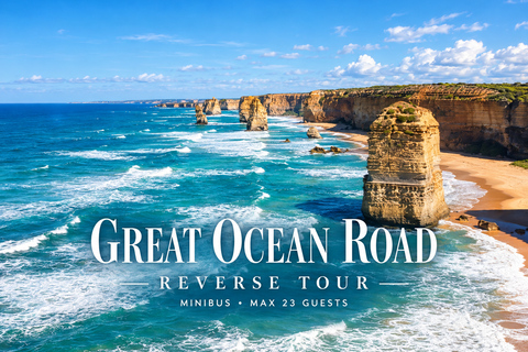 Great Ocean Road Boutique Minibus Reverse Tour & 12 Apostles Minibus Hotel Pickup (Max 23 Guests)