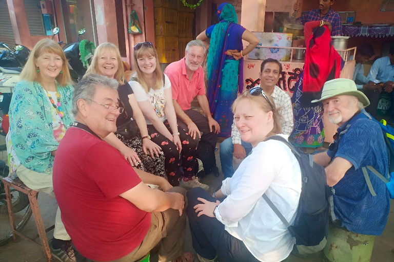 Jaipur : Marché aux fleurs, Fort d&#039;Amber, Temple des singes et visite de la villeVisite guidée sans guide
