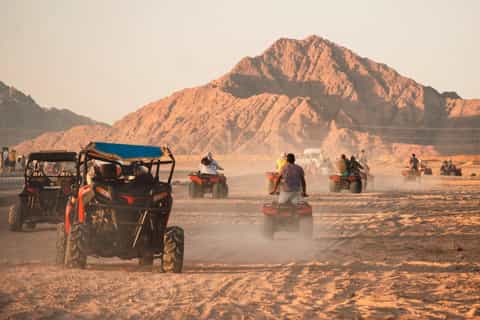 Charm el-Cheikh : Safari en quad dans le désert au lever et coucher du soleil