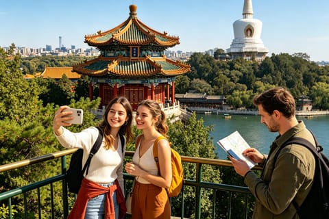 Jingshan & Beihai Day Tour, City Views,Private Guide Optional