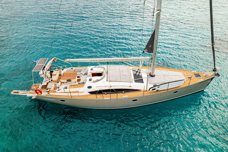 Heraklion: Dia Island Luxury Sailing Trip com Refeição e Bebidas