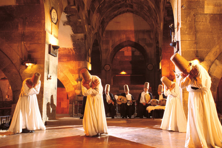 Dervish Ceremony with 2 ways transfer in real Cave House Dervish Ceremony in Saruhan Kervansaray