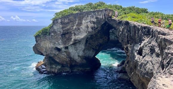 From San Juan: Indian Cave & La Planta Waterfalls