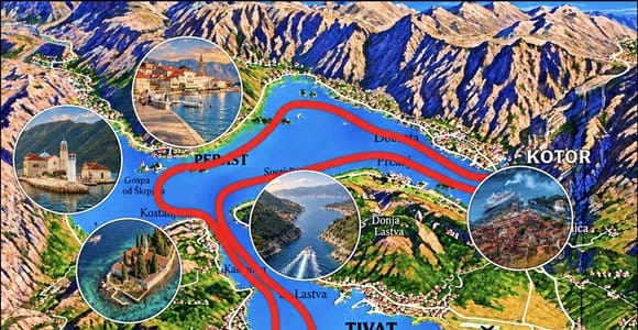 From Perast: Blue Cave & Kotor Bay Highlights Speedboat Tour