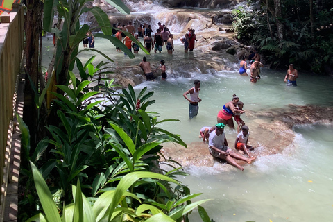 Montego Bay: Dunn's River Falls and White River Tubing Combo