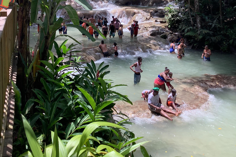 Montego Bay: Combo de cataratas del río Dunn y tubing en el río Blanco