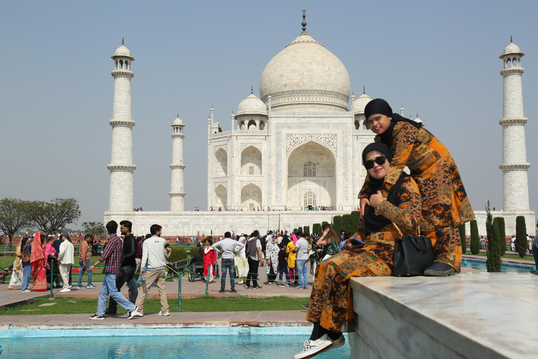 Private Taj Mahal Tour am selben Tag von Delhi ausPrivate Tour ab Delhi mit Mittagessen, Eintritt, Auto und Guide