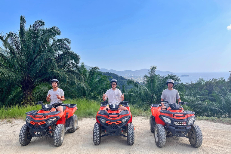 Depuis Phuket : Itinéraires panoramiques en quad avec vue sur Karon et Patong1 heure de route