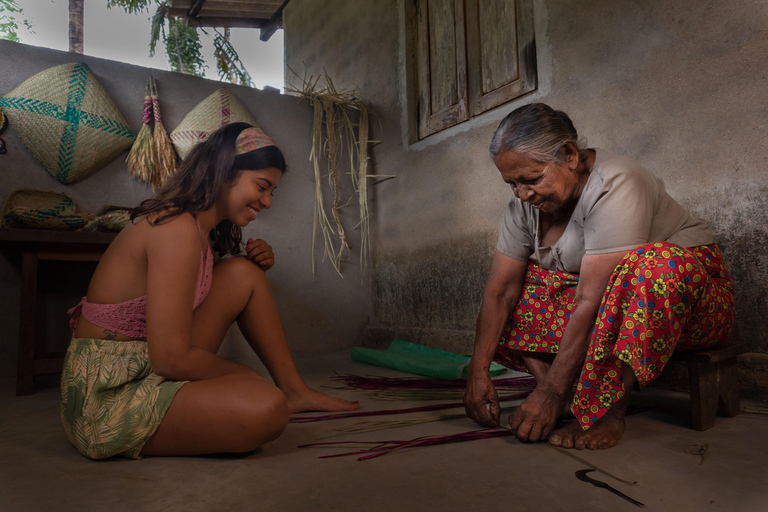 Polonnaruwa: Waterfalls, Village, Vedda Tour & Kandy Drop