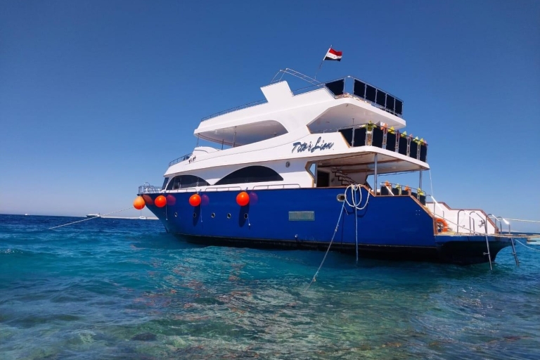 Hurghada: Ga Luxe Naar Sinaasappelbaai & Nemo-eiland Hele DagHurghada: Luxe boottocht naar Orange & Magawish eiland