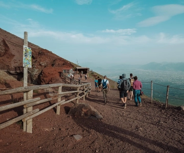 From Pompeii: Mount Vesuvius Guided Tour with Transfer