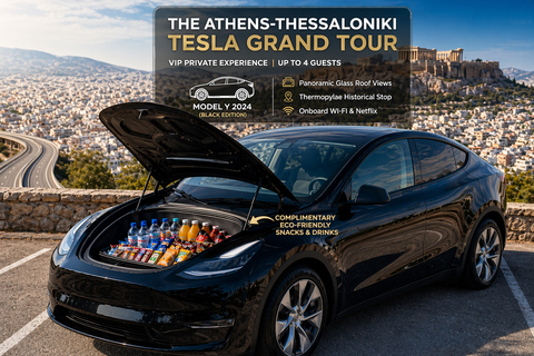 Athens to Thessaloniki: Private Road Trip by Tesla