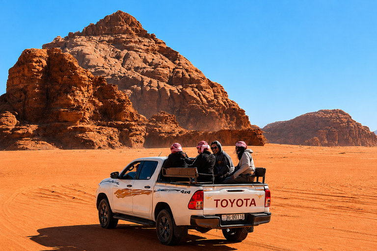 Canyons & Red Sand: 2-Hour Wadi Rum Private Jeep Tour