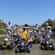 Malaga : Visite guidée terrestre et fluviale en quad d'une heure (2 personnes)