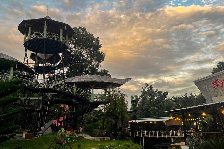 Pattaya: Waterfall Swim, Cave River and Naga Temple Day Trip