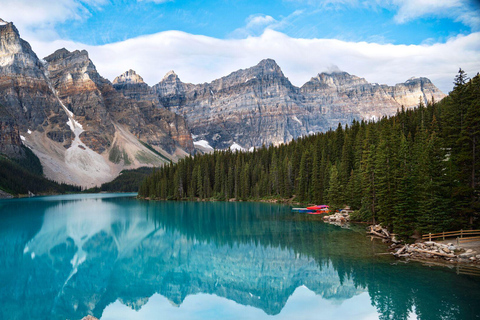 Skyttel till Moraine Lake &amp; Lake Louise från Banff