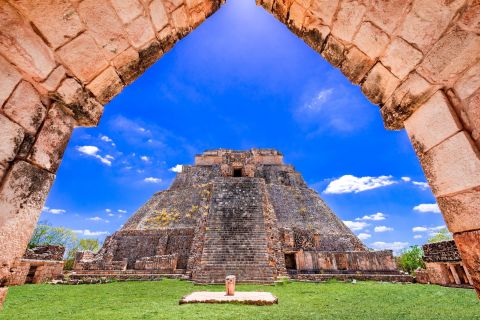 From Merida: Uxmal + Kabah Archaeological Sites Express