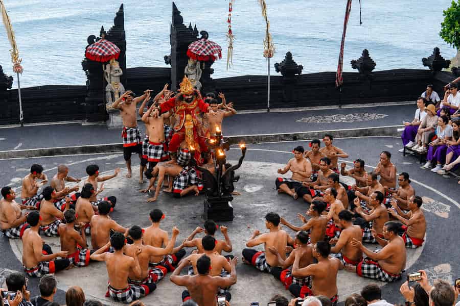 Ticket für den Uluwatu-Tempel und die Kecak-Feuer-Tanzaufführung. Foto: GetYourGuide Ticket für den Uluwatu-Tempel und die Kecak-Feuer-Tanzaufführung. Foto: GetYourGuide