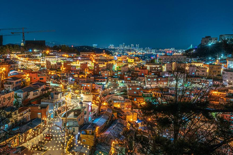 Busan: Night Tour with Gamcheon Village &amp; Gwangalli Beach
