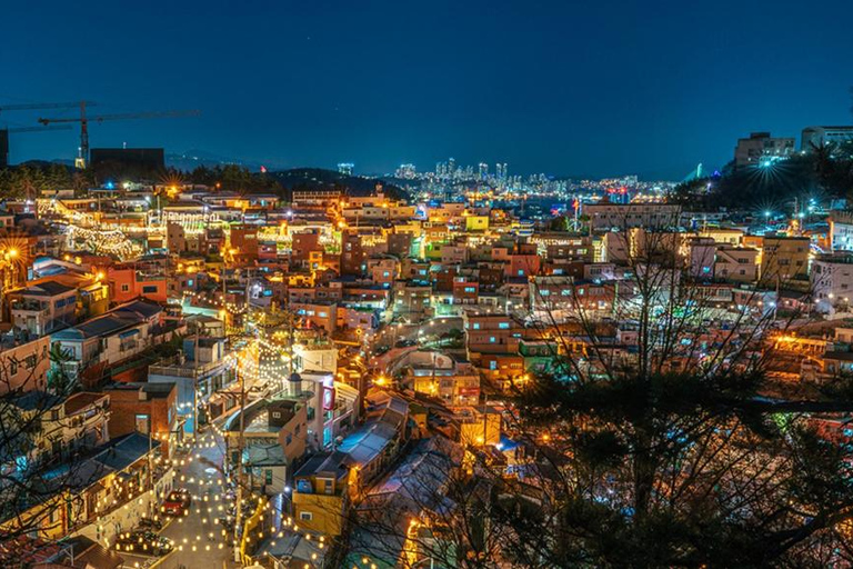 Busan: Night Tour with Gamcheon Village &amp; Gwangalli Beach