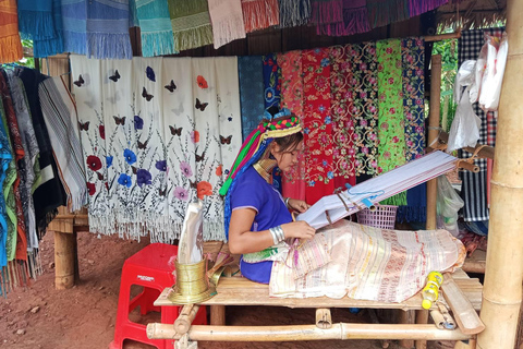 Chiang Mai: Chiang Rai Red, White, and Blue Temples day tour Temples + Long Neck Village – Meet at Central Festival