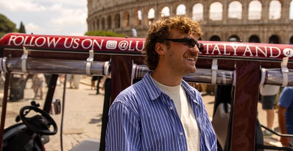 Rome: Golf Cart Food & Sightseeing Tour