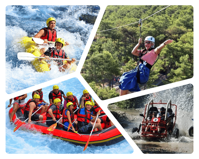 Alanya Rafting Quad Buggy Zipline Adventure Combo Tour Getyourguide