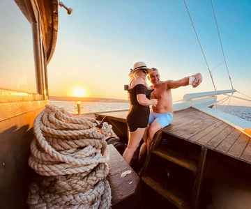 Rhodes: Sunset Cruise with Greek BBQ and Unlimited Drinks