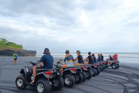 Bali: Beach Quad Bike Ride Experience with Lunch Atv Ride Tandem Beach No Transport