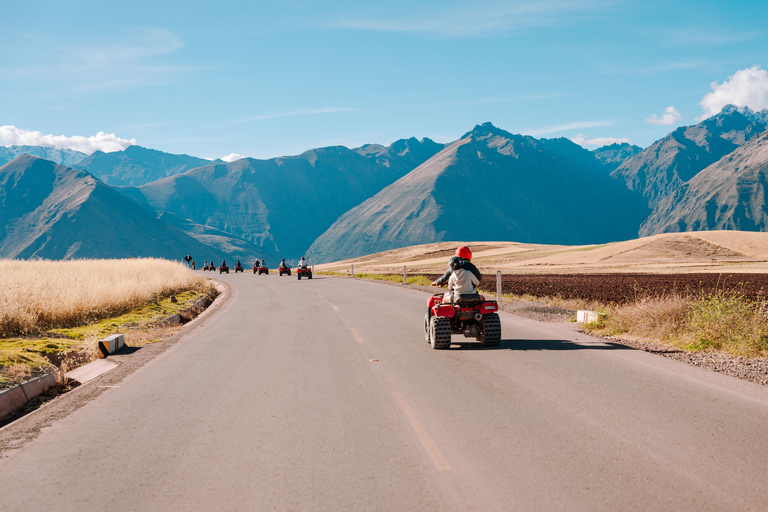 From Cusco: ATV Off-Road Tour to Moray and Maras Salt Mines Single Rider with All Tickets Included