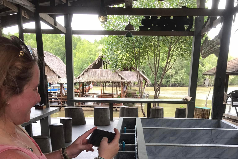 Krabi: Halvdagstur med mangrovebåt och Khao Khanap Nam-grottan