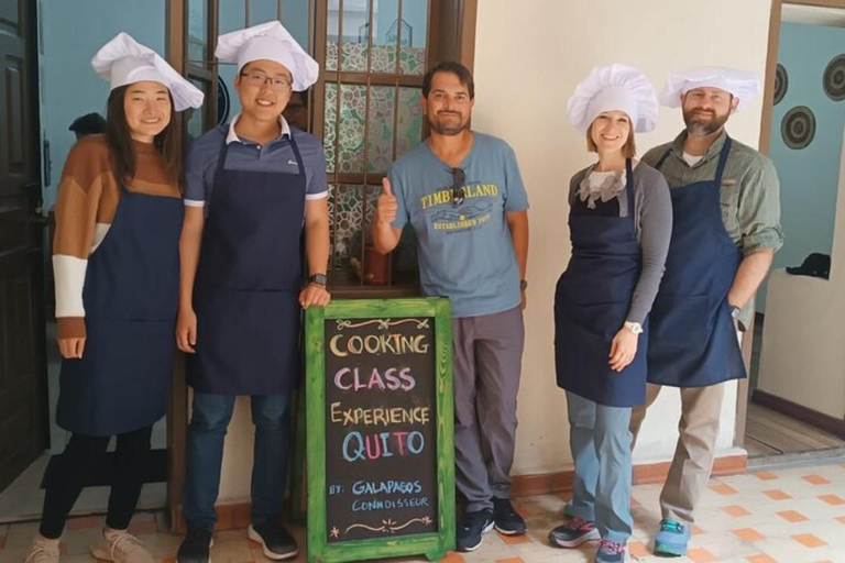 Quito: Kookles met chef-kok, rondleiding over de markt &amp; vervoer