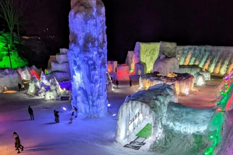 Sapporo: Lake Shikotsu Ice Festival Private Day Trip ＆ Onsen No return to Sapporo